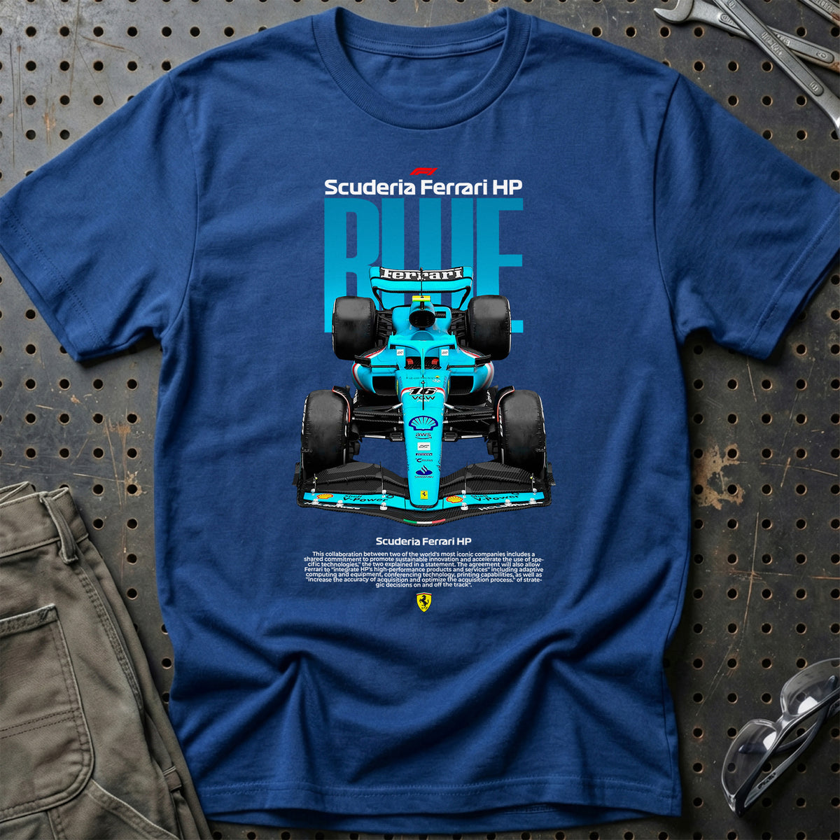 
Formula 1 Scuderia Ferrari T-Shirt – Blå Royal