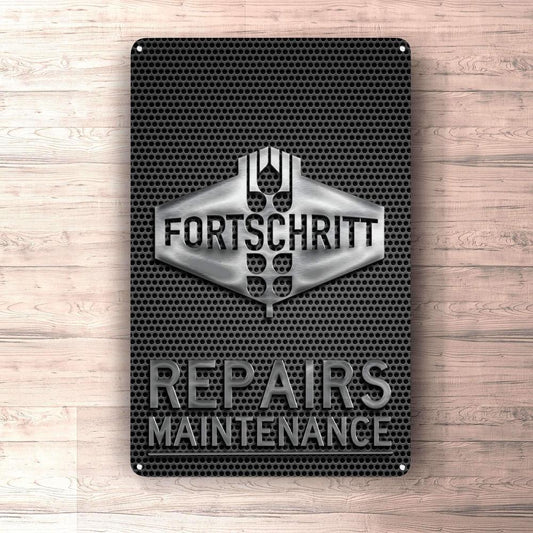 Fortschritt Repairs Maintenance Skilte, Musemåtte, Dørmåtte , Plakat-Skilte-Fortschritt-Garage Culture Shop- garage - man cave - merchandise