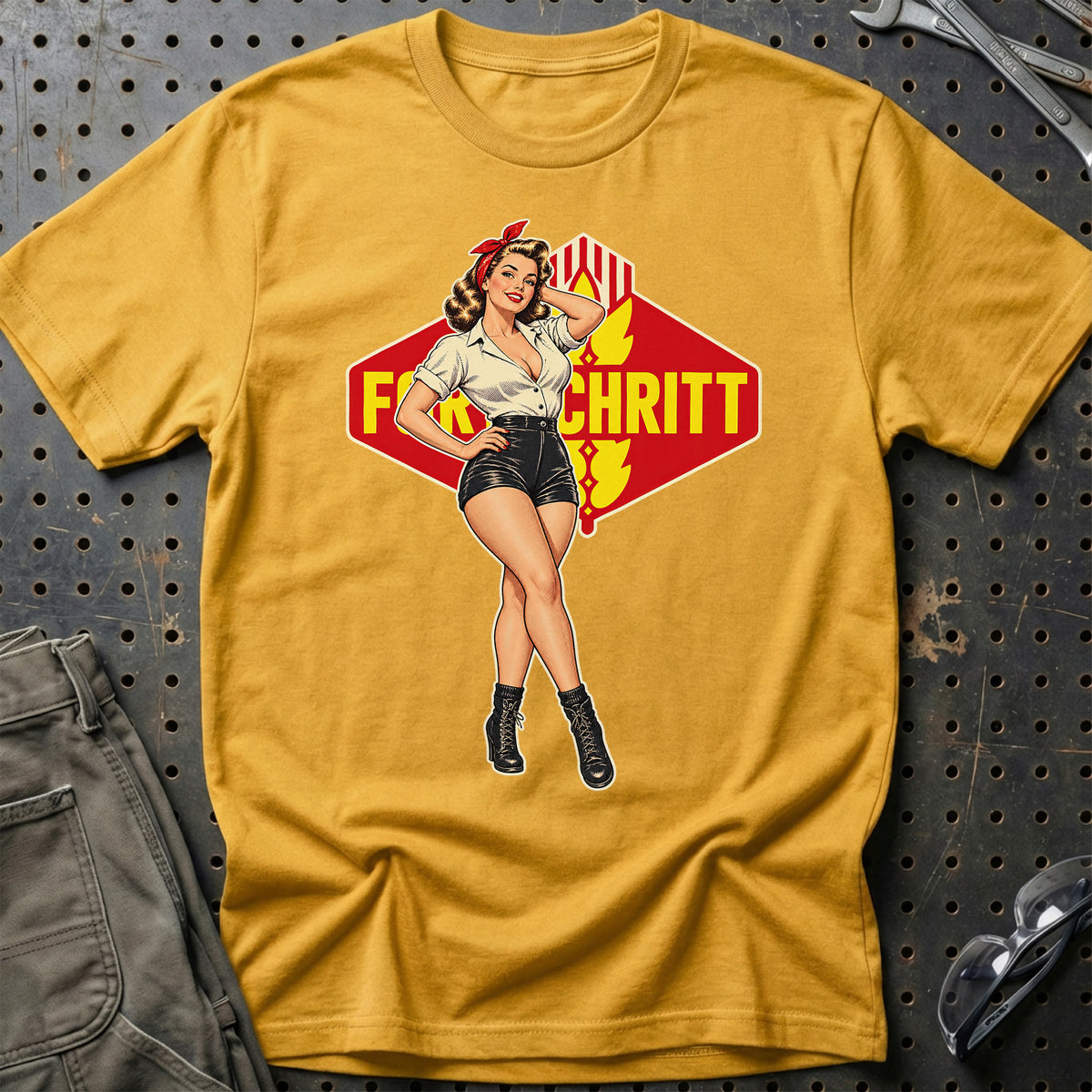 
Produktbillede af Fortschritt Retro Pinup T-Shirt