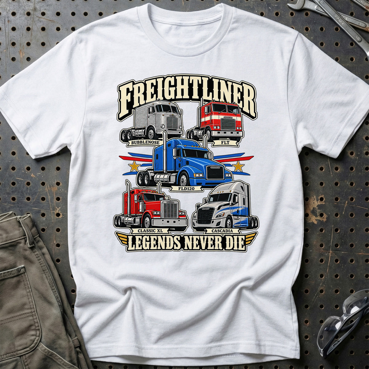 
Produktbillede af Freightliner Legends Never Die T-Shirt