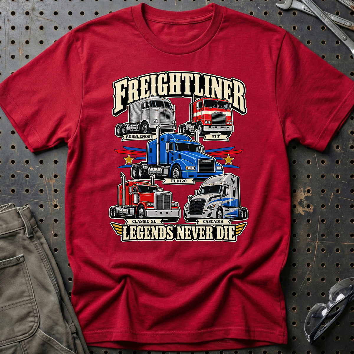 
Produktbillede af Freightliner Legends Never Die T-Shirt