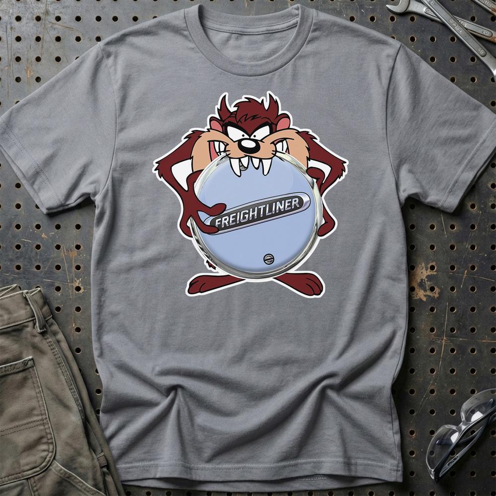 Freightliner TAZ T-Shirt-Beklædning-Freightliner-Grå Sport-S-Garage Culture Shop- garage - man cave - merchandise