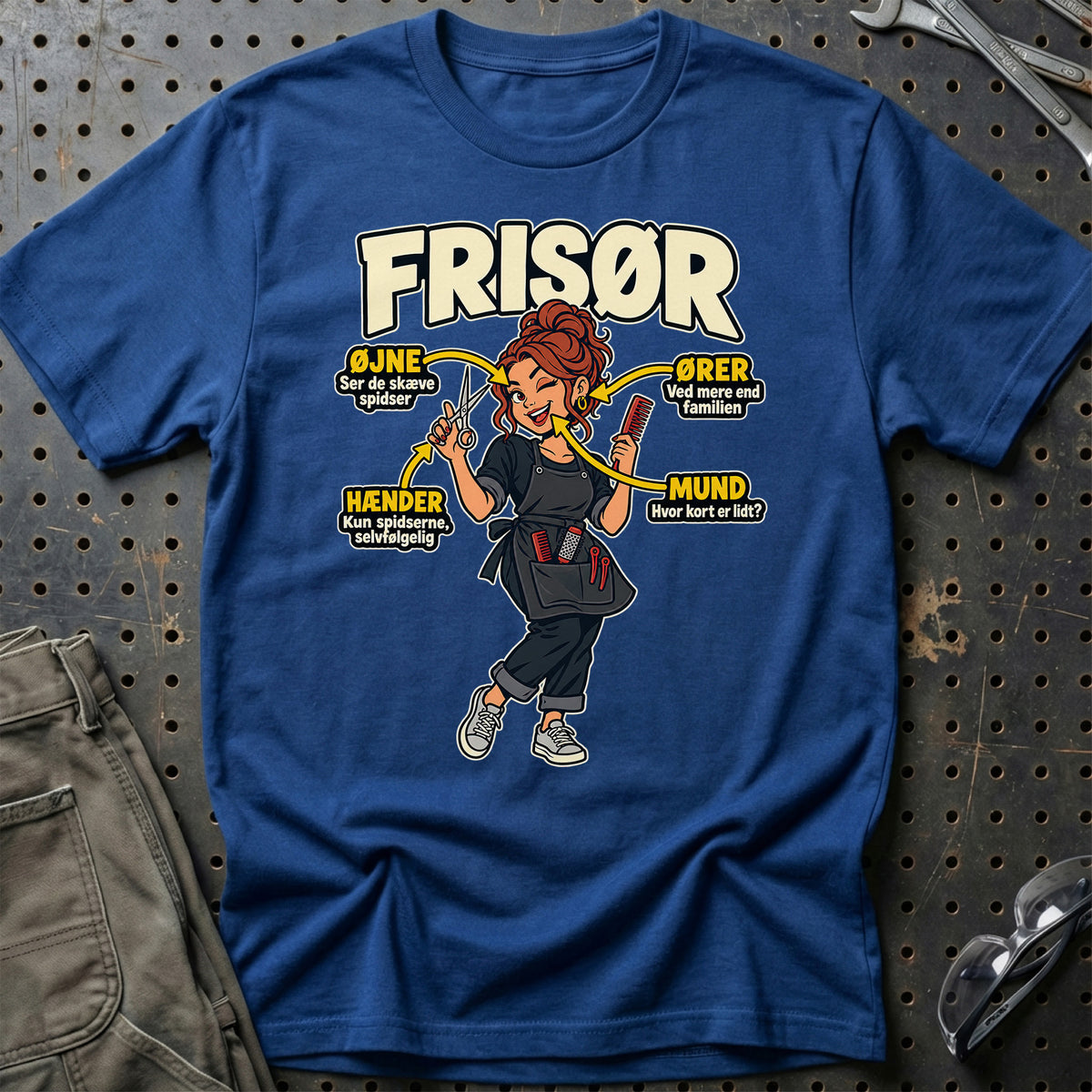 
Produktbillede af Frisør – Anatomi T-Shirt