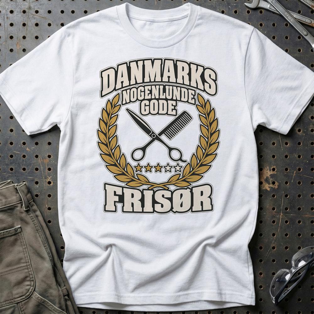 
Produktbillede af Frisør – Danmarks Nogenlunde Gode T-Shirt