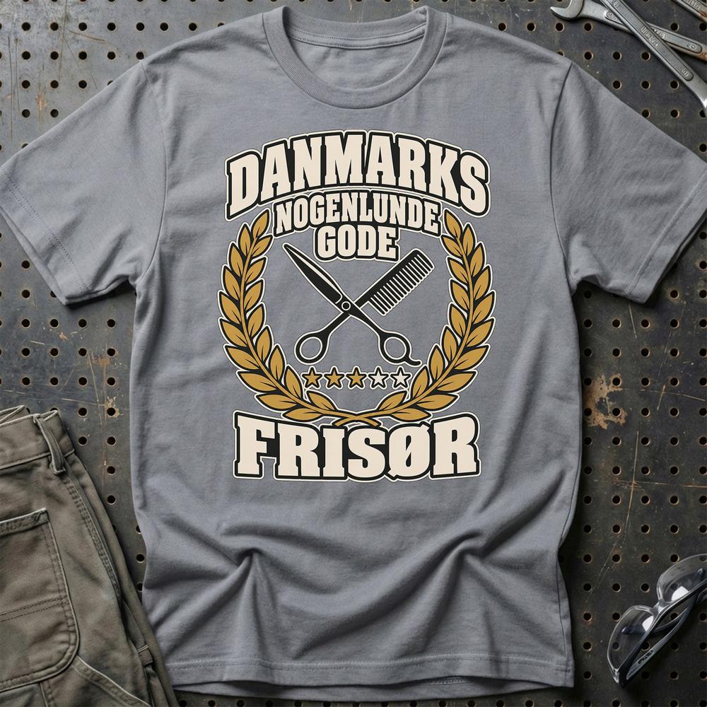 
Produktbillede af Frisør – Danmarks Nogenlunde Gode T-Shirt
