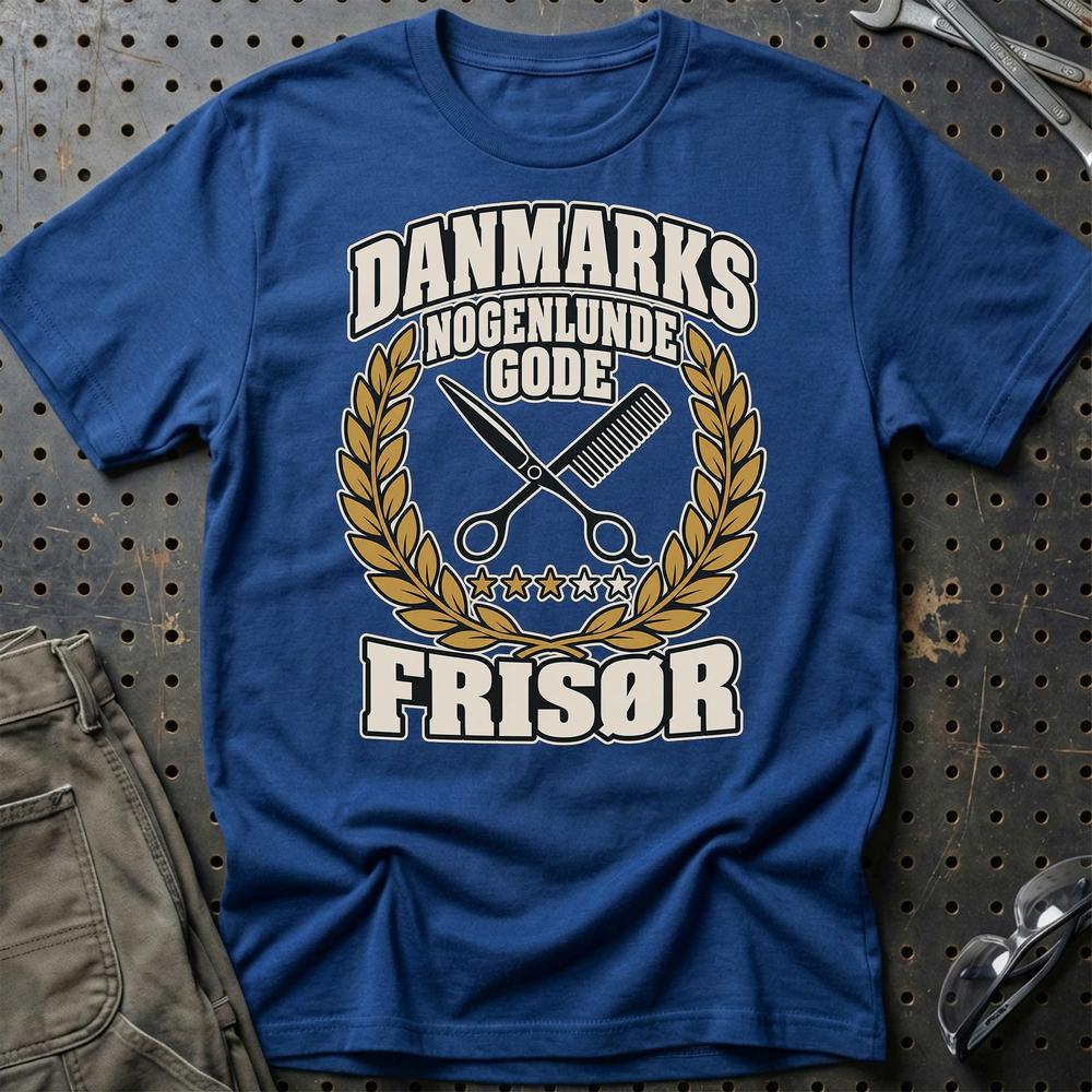 
Produktbillede af Frisør – Danmarks Nogenlunde Gode T-Shirt