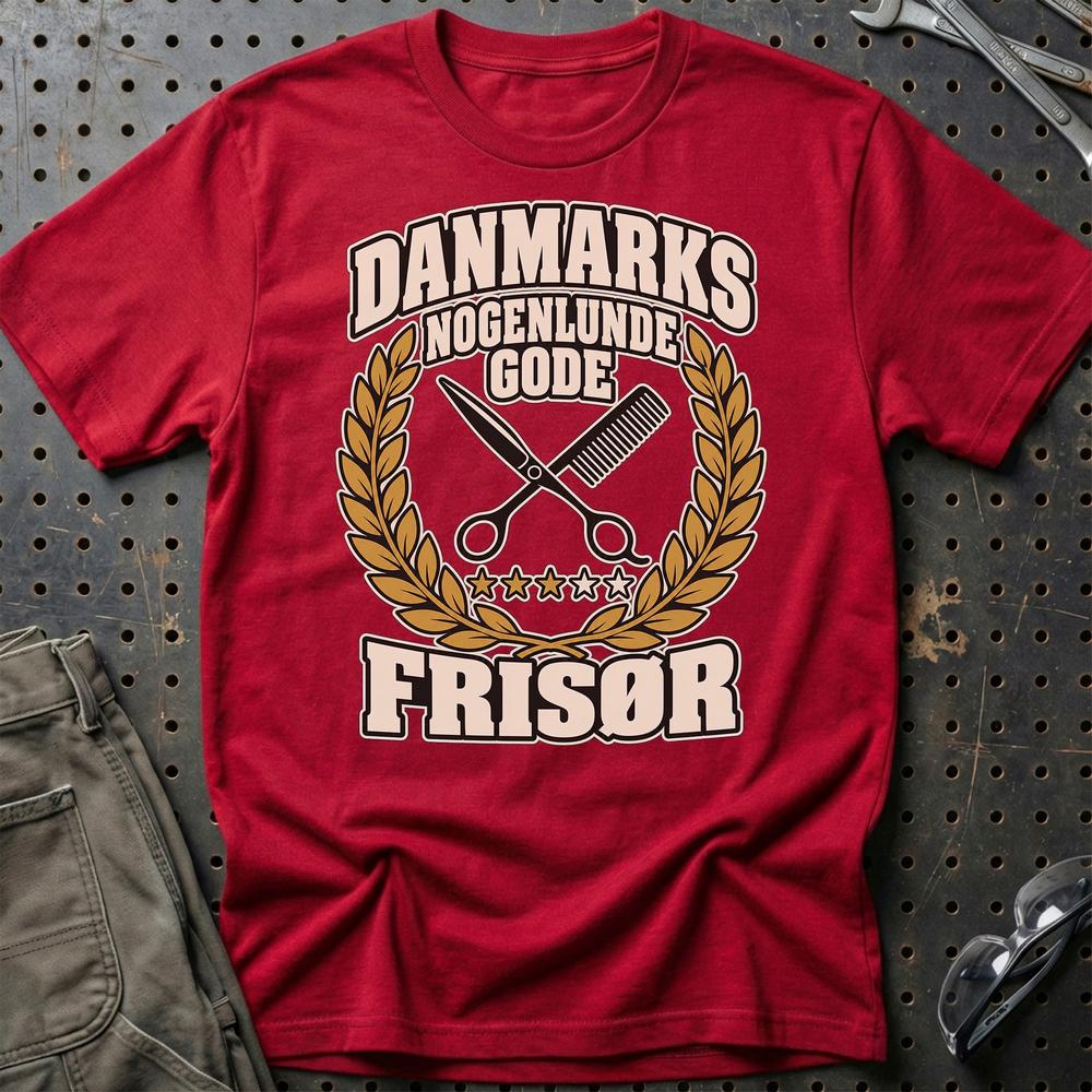 
Produktbillede af Frisør – Danmarks Nogenlunde Gode T-Shirt