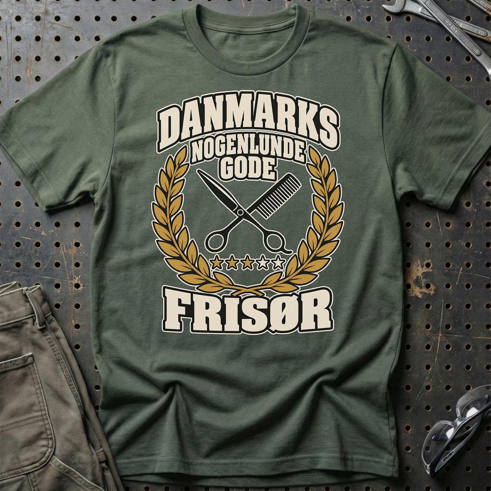 
Produktbillede af Frisør – Danmarks Nogenlunde Gode T-Shirt