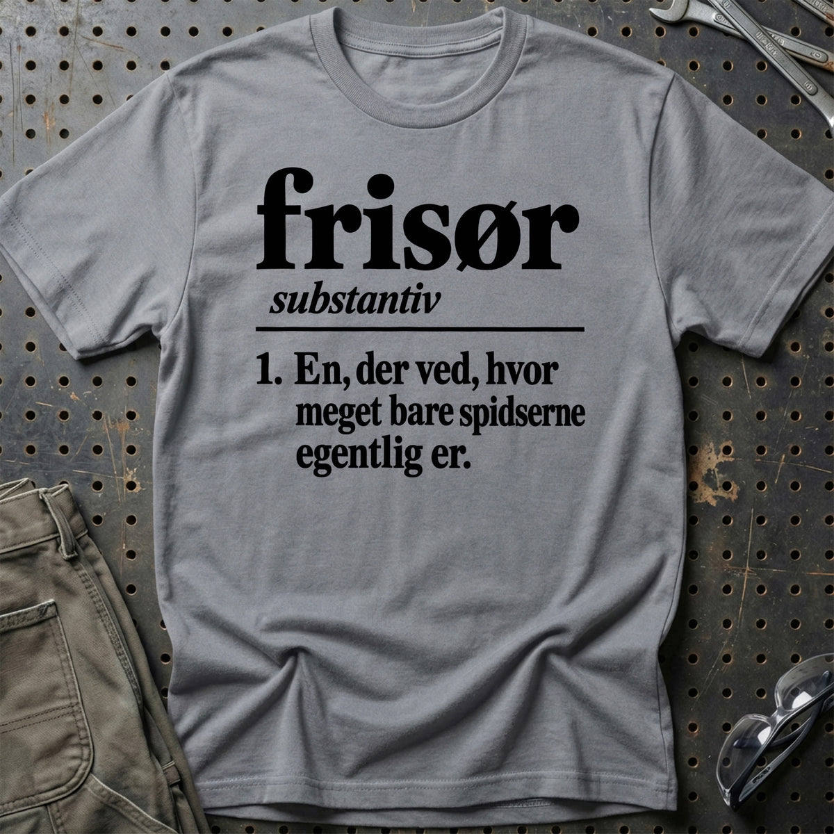 
Frisør – Definition T-Shirt – Grå Sport