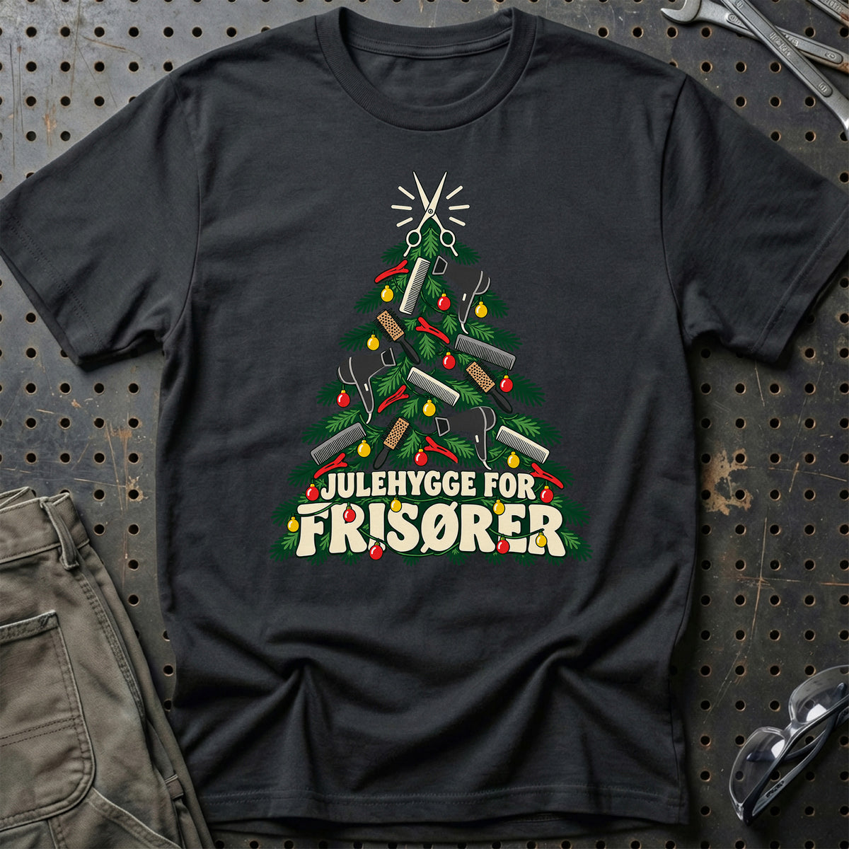 
Frisør – Julehygge – Unisex T-Shirt – Sort