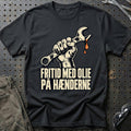 
Fritid med olie på hænderne T-Shirt – Sort