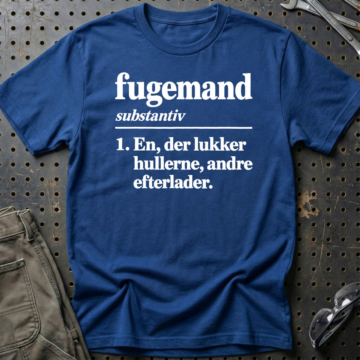 
Fugemand – Definition T-Shirt – Blå Royal