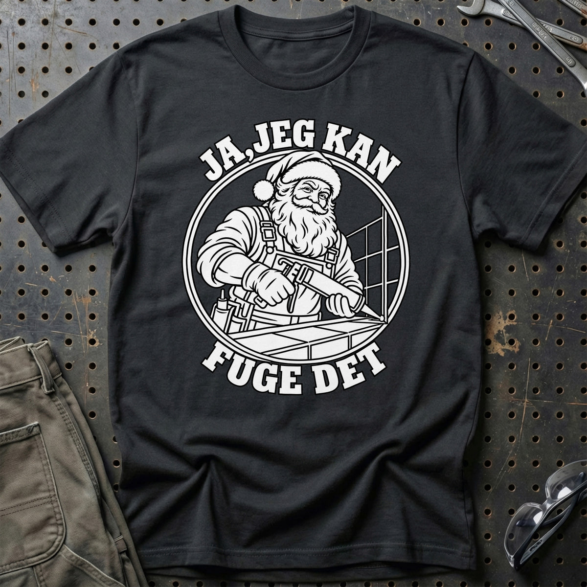 
Fugemand – Santa Kan Det – Jul T-Shirt – Sort