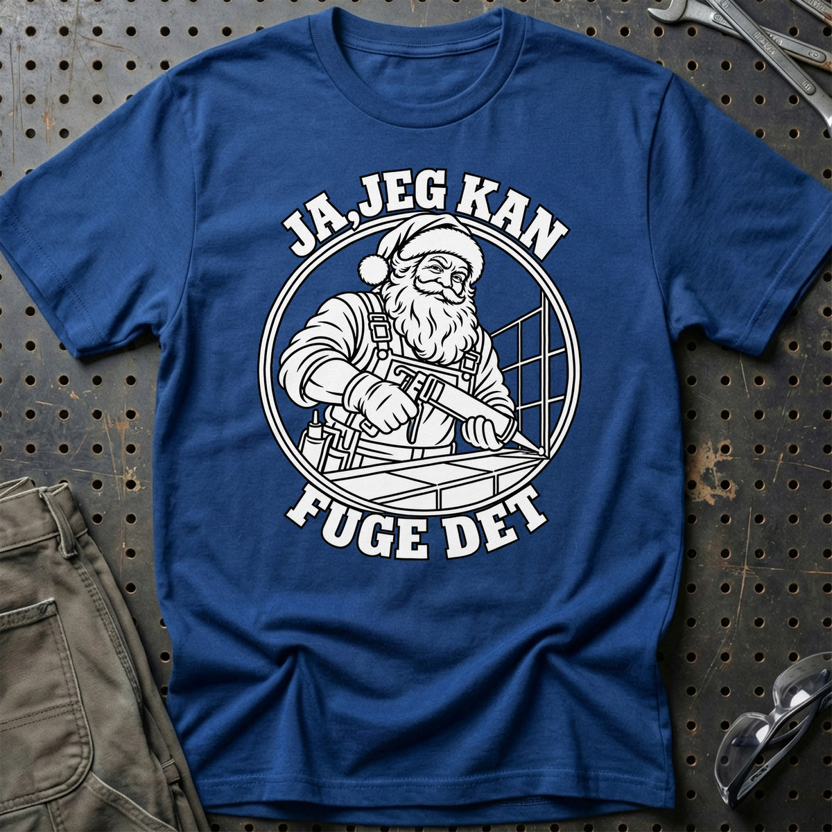 
Fugemand – Santa Kan Det – Jul T-Shirt – Blå Royal