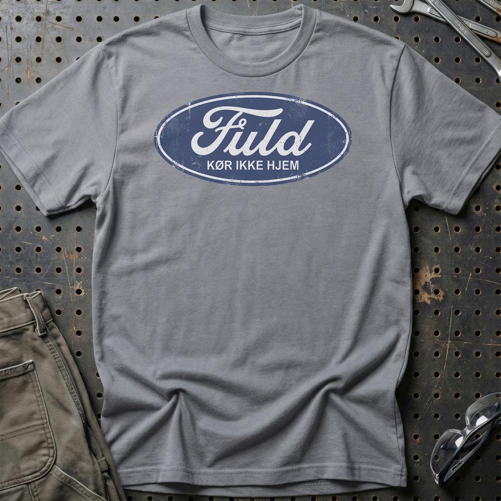 Fuld Kør Ikke Hjem T-Shirt-Beklædning-Ford-Grå Sport-S-Garage Culture Shop- garage - man cave - merchandise