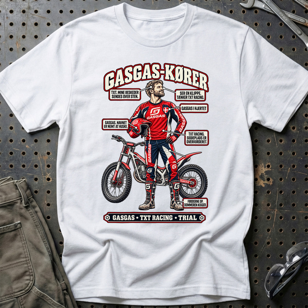 
GASGAS-Kører T-Shirt – Hvid