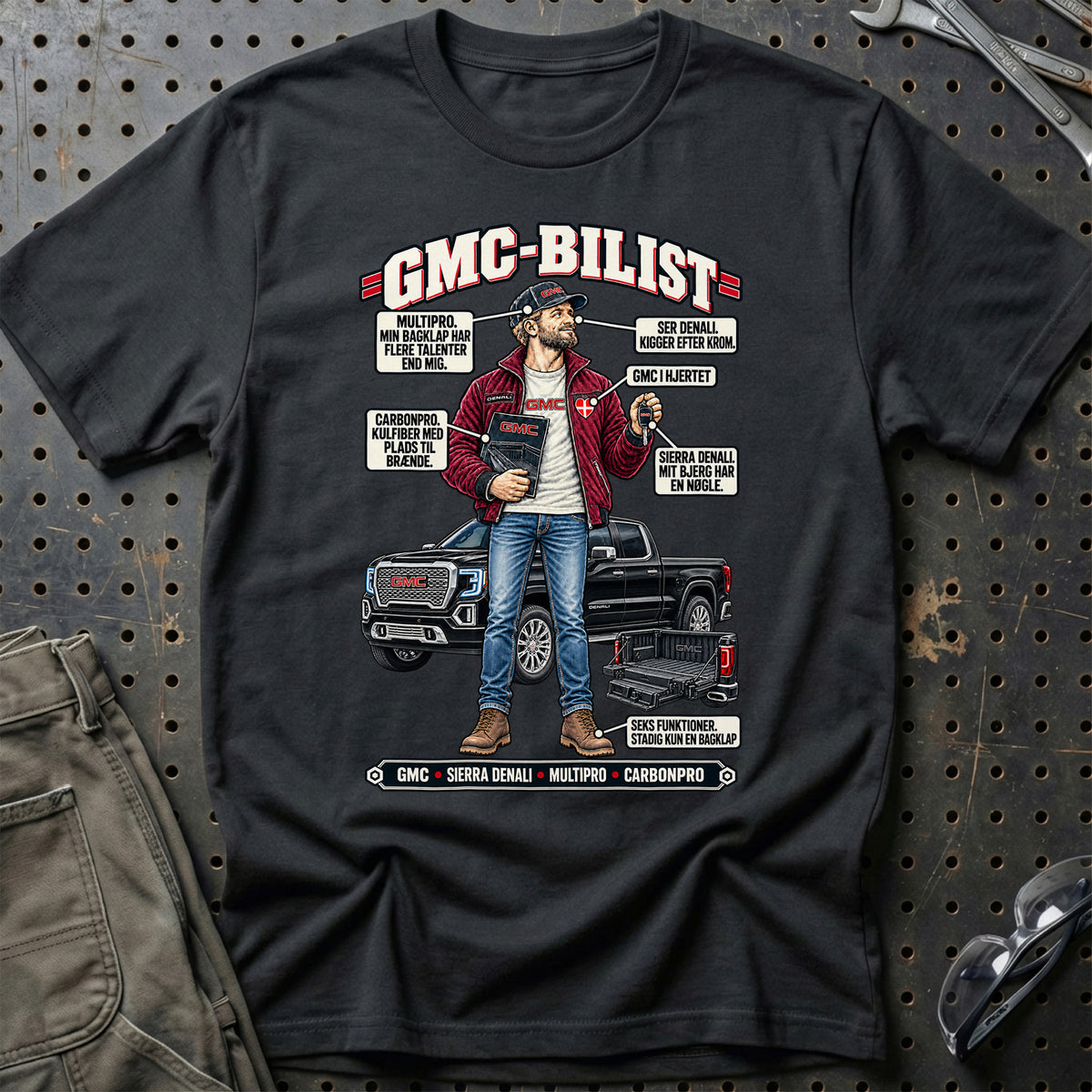 
GMC-Bilist T-Shirt – Sort