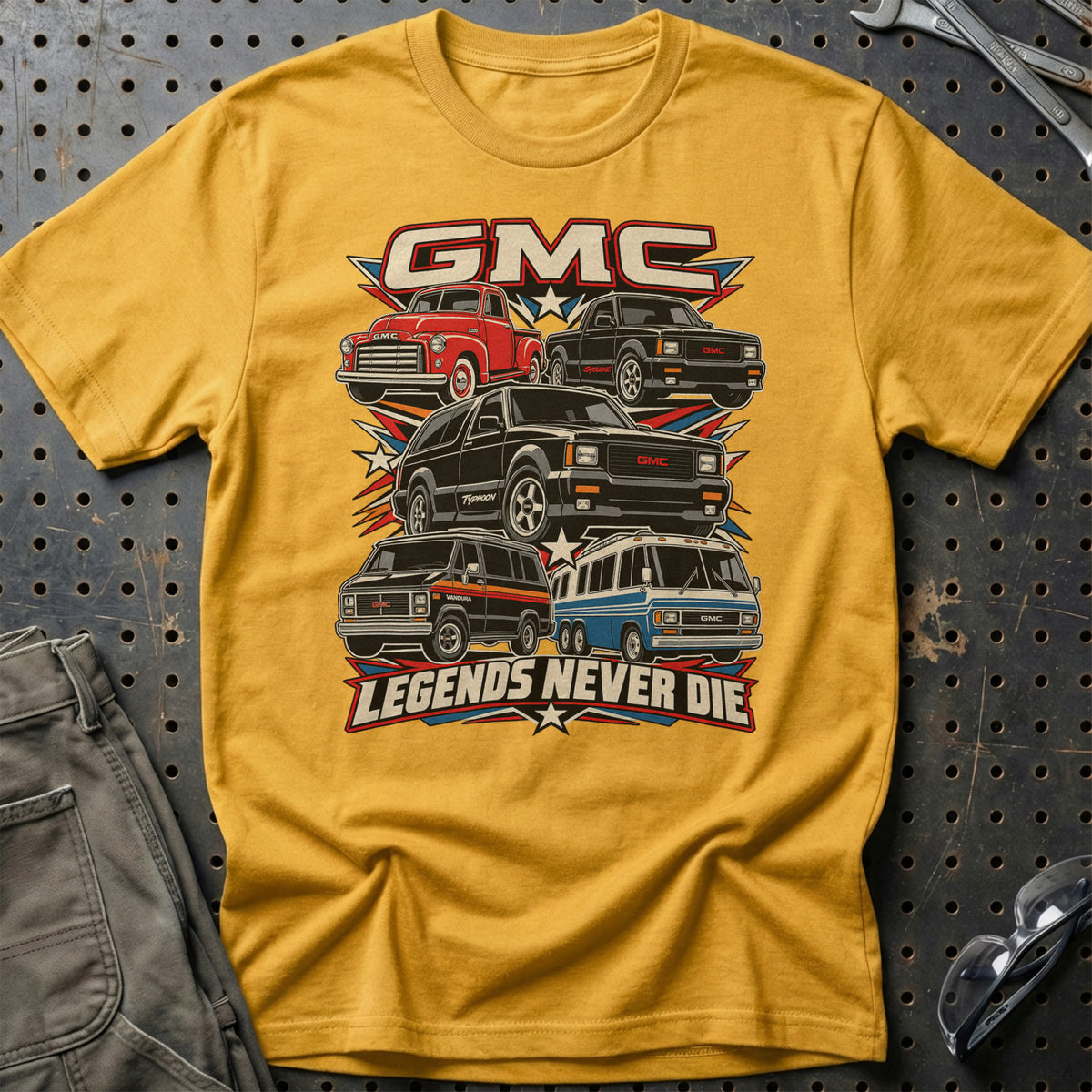 
Produktbillede af GMC Legends Never Die T-Shirt