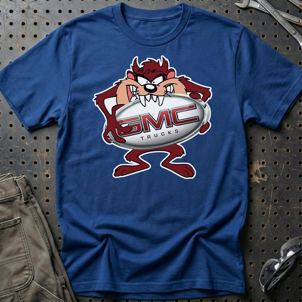 GMC TAZ T-Shirt-Beklædning-GMC-Blå Royal-S-Garage Culture Shop- garage - man cave - merchandise