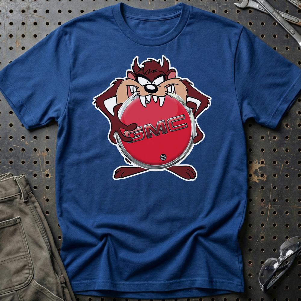 GMC TAZ T-Shirt-Beklædning-GMC-Blå Royal-S-Garage Culture Shop- garage - man cave - merchandise