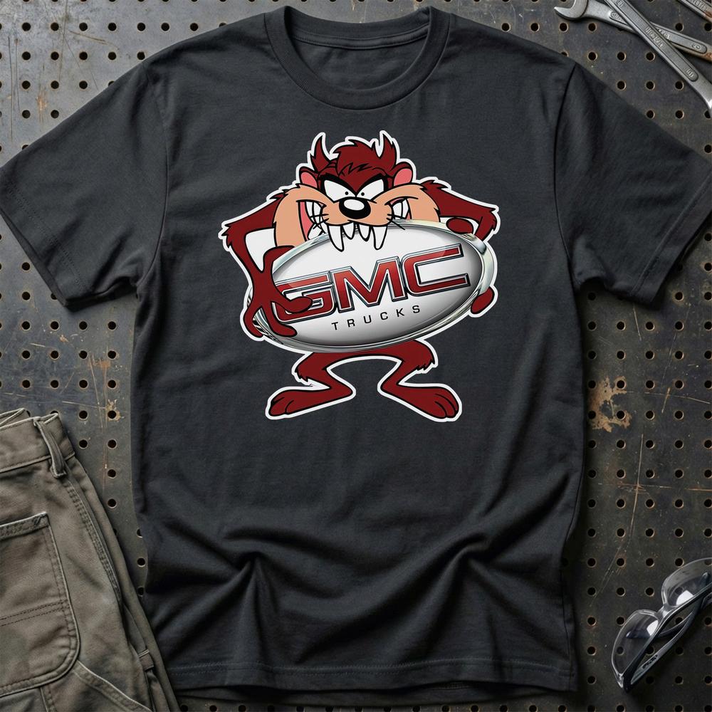 GMC TAZ T-Shirt-Beklædning-GMC-Sort-S-Garage Culture Shop- garage - man cave - merchandise