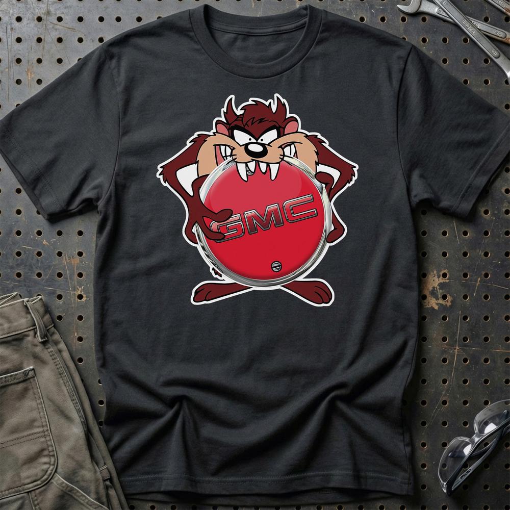 GMC TAZ T-Shirt-Beklædning-GMC-Sort-S-Garage Culture Shop- garage - man cave - merchandise