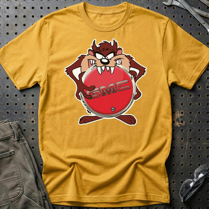 GMC TAZ Unisex T-Shirt , Bomuld-Beklædning-GMC-Guld-S-Garage Culture Shop- garage - man cave - merchandise