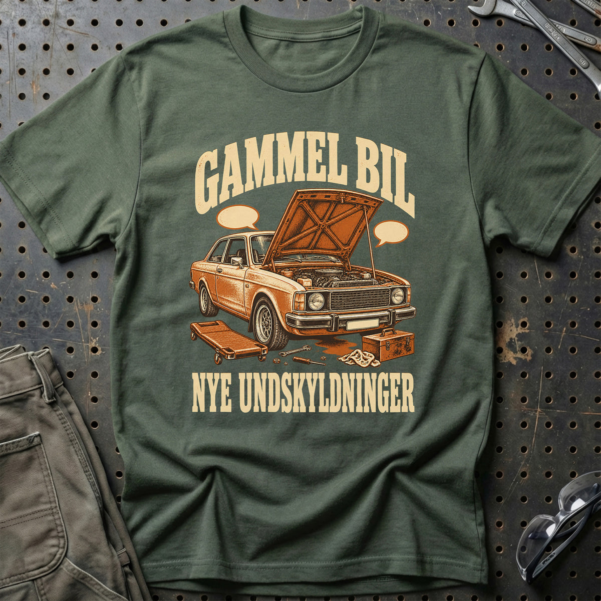 
Produktbillede af Gammel bil – Nye undskyldninger T-Shirt