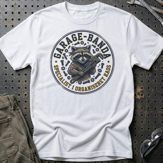 Garage Banda - Unisex T-Shirt , Bomuld-Beklædning-Garage Culture-Garage Culture Shop- garage - man cave - merchandise