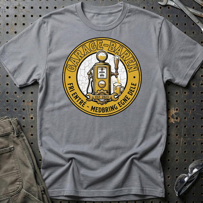 Garage Baren Fri Entré Medbring Egne Dele - Unisex T-Shirt , Bomuld-Beklædning-Garage Culture-Grå Sport-S-Garage Culture Shop- garage - man cave - merchandise