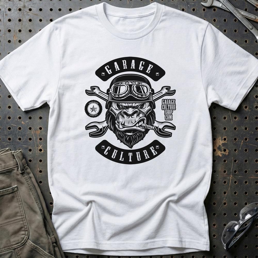 Garage Culture T-Shirt-Beklædning-Garage Culture-Hvid-S-Garage Culture Shop- garage - man cave - merchandise