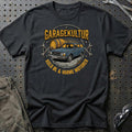 Garagekultur - Kold Øl & Varme Motorer T-Shirt-Beklædning-Garage Culture-Sort-S-Garage Culture Shop- garage - man cave - merchandise