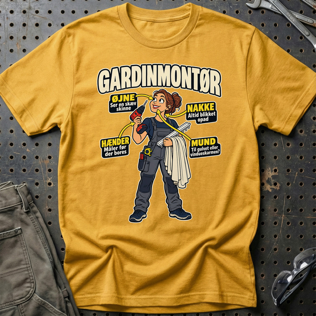 
Produktbillede af Gardinmontør – Anatomi T-Shirt