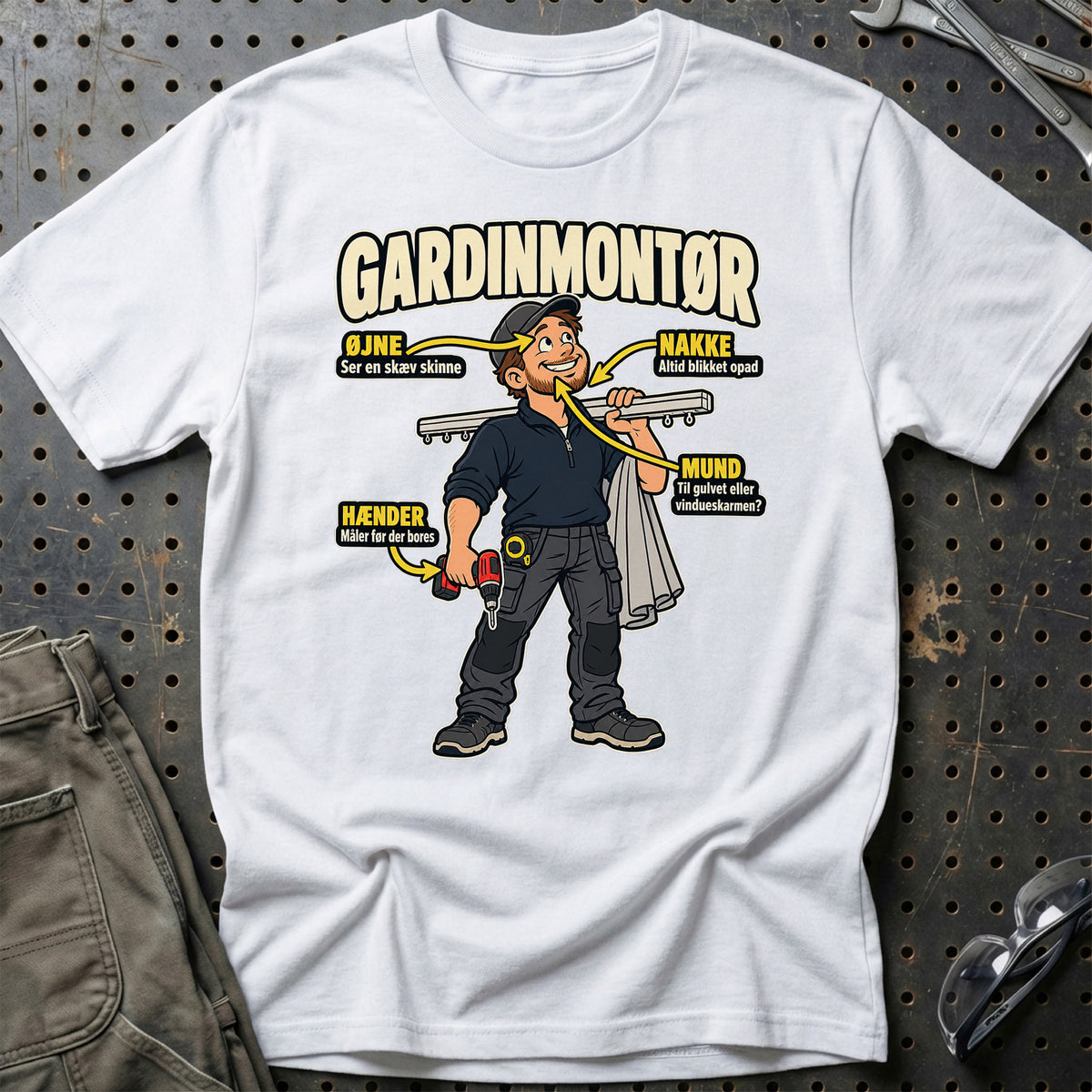
Produktbillede af Gardinmontør – Anatomi T-Shirt