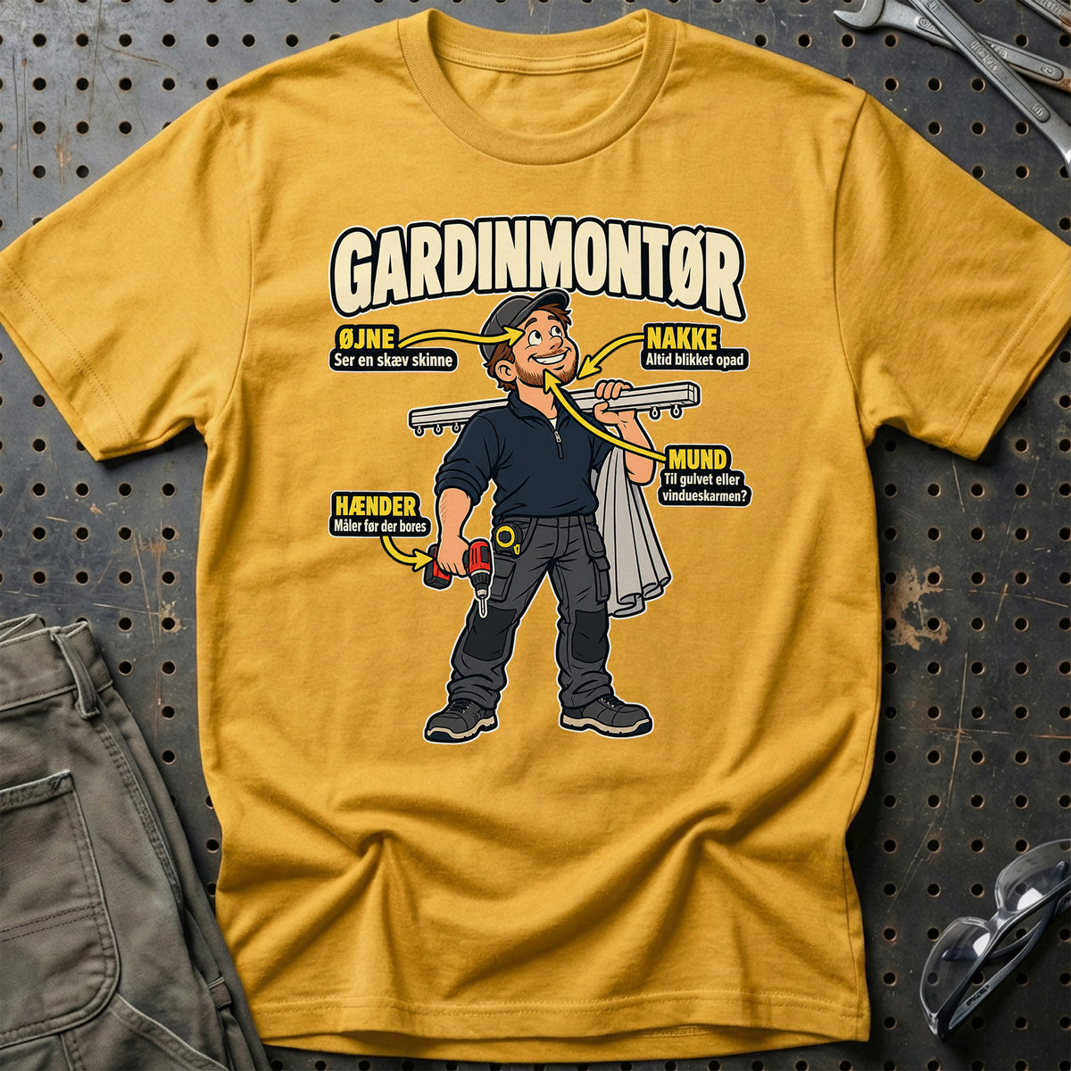 
Produktbillede af Gardinmontør – Anatomi T-Shirt
