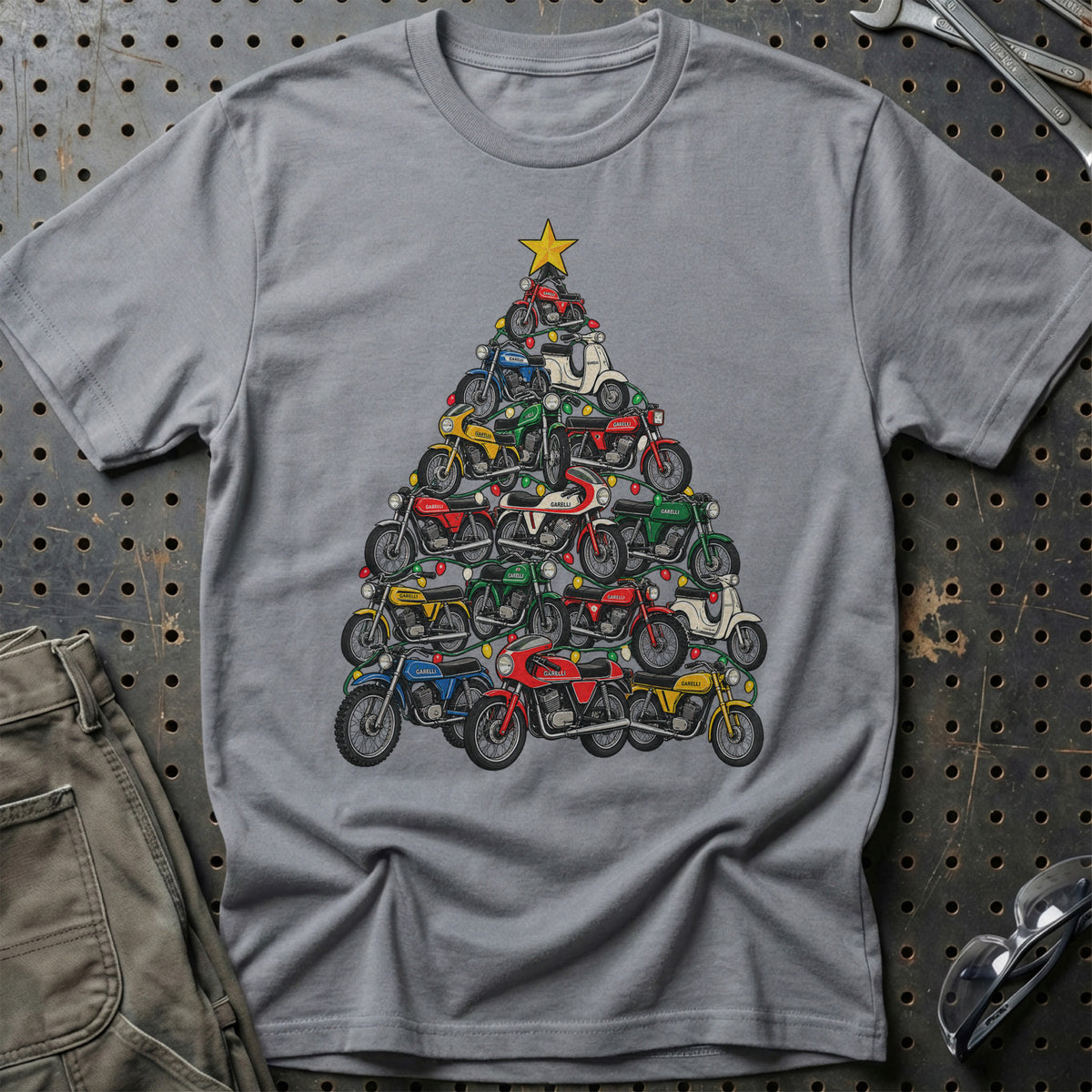 Garelli Juletræ T-Shirt – Grå Sport