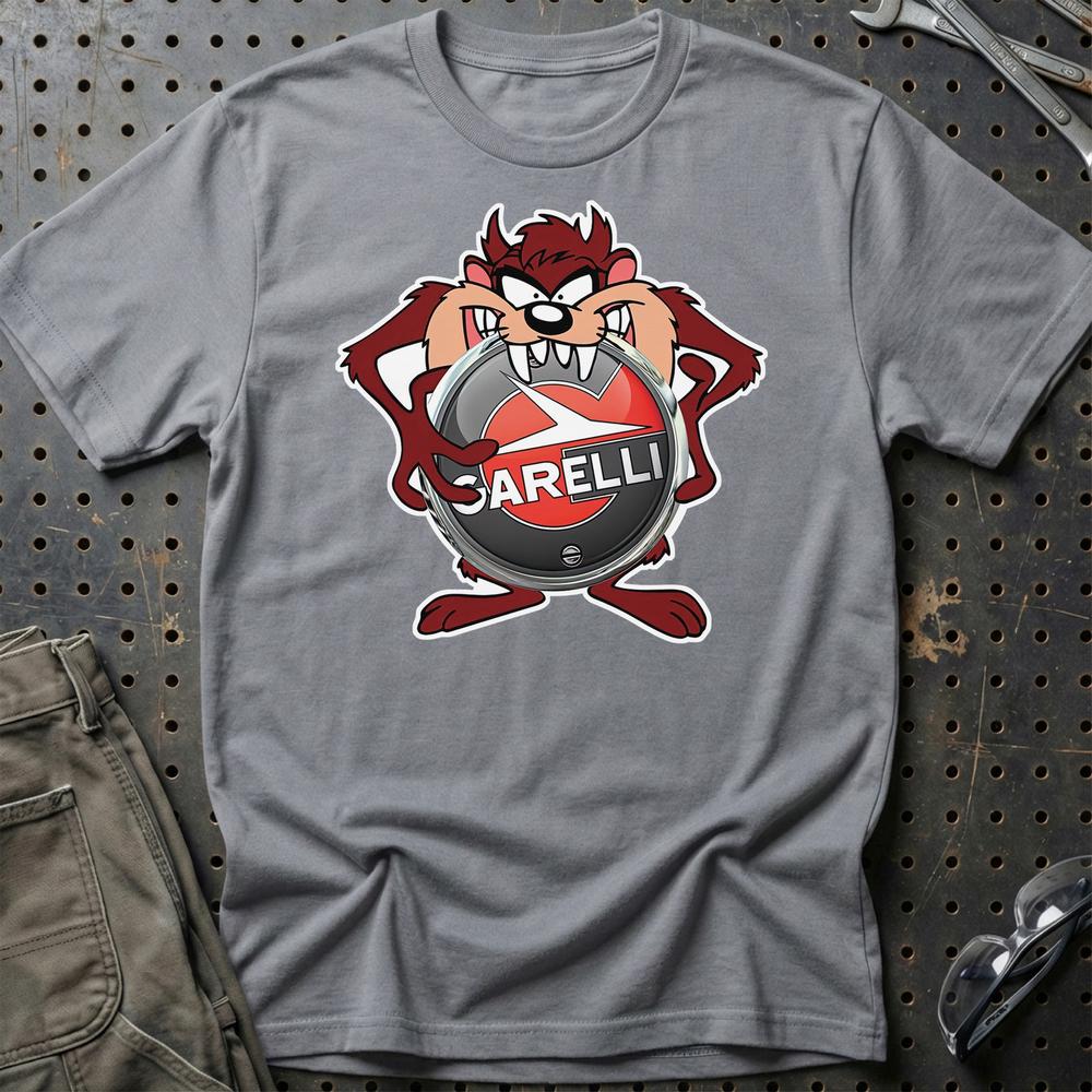 Garelli TAZ T-Shirt-Beklædning-Garelli-Grå Sport-S-Garage Culture Shop- garage - man cave - merchandise