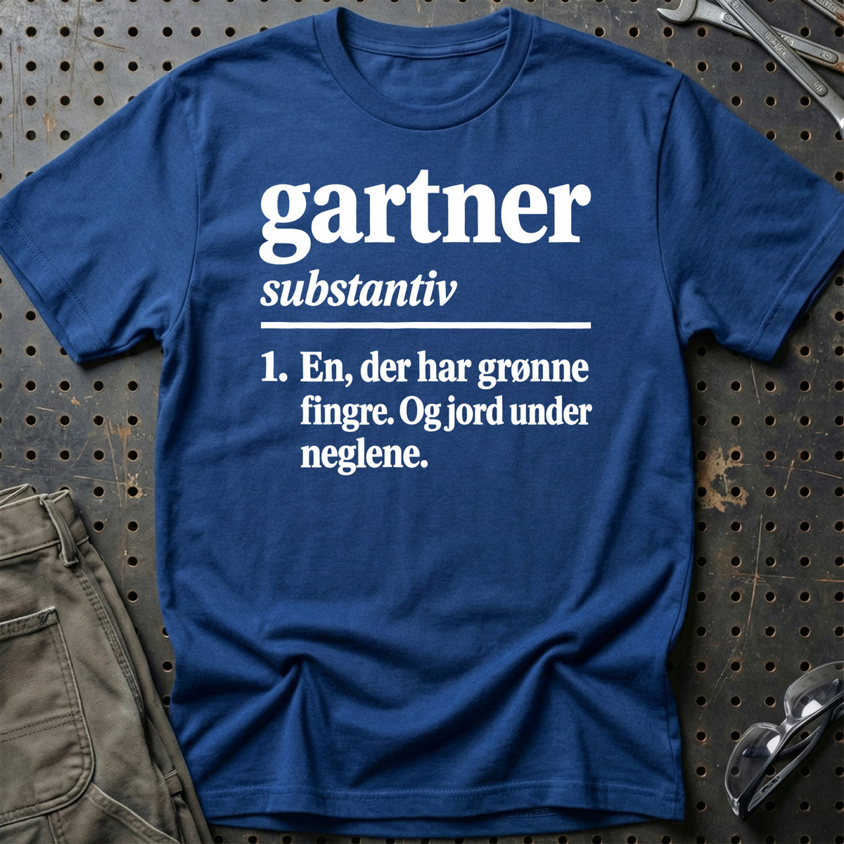 
Gartner – Definition T-Shirt – Blå Royal