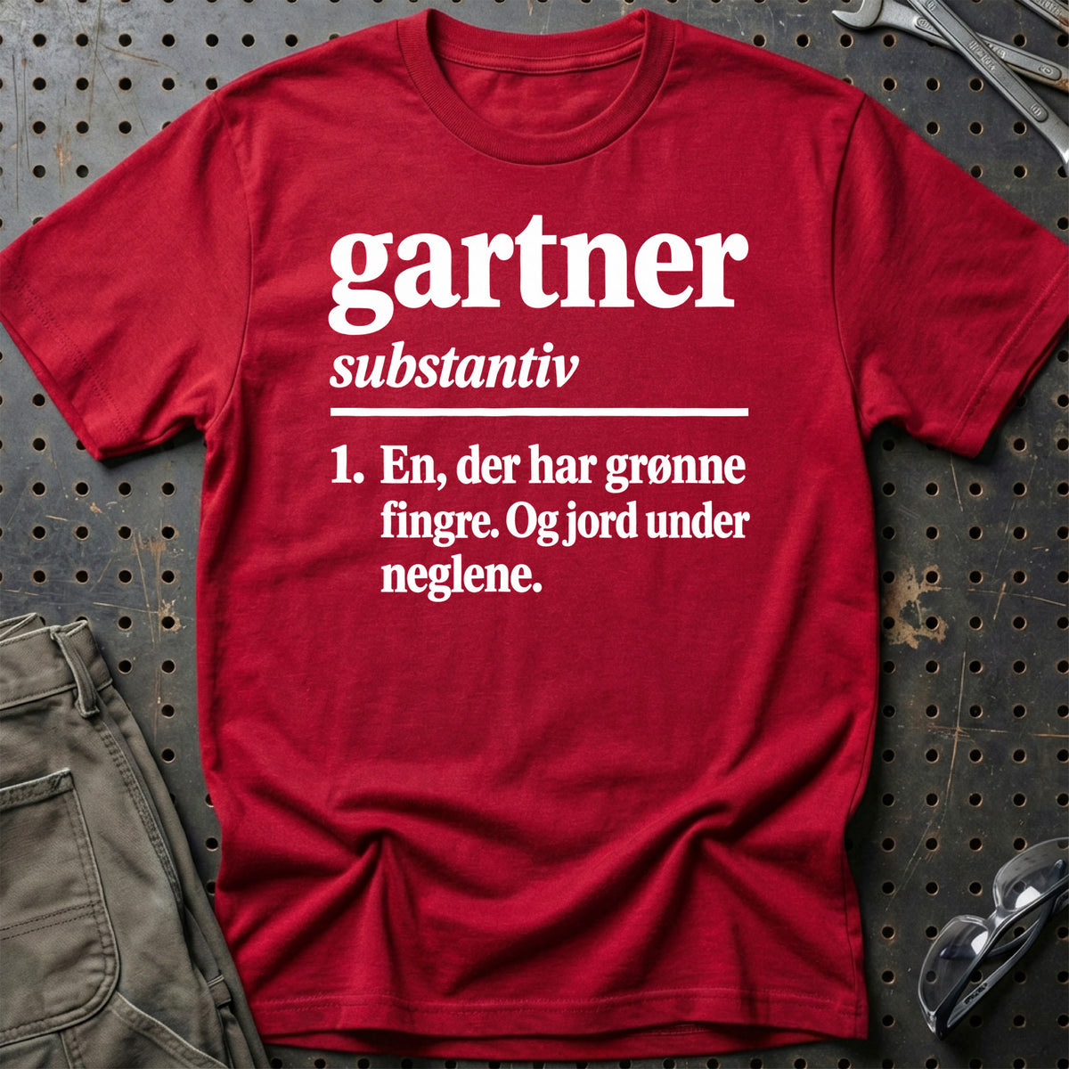 
Gartner – Definition T-Shirt – Rød
