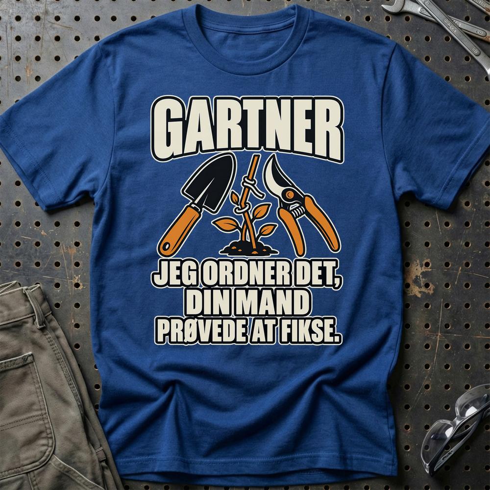 
Produktbillede af Gartner – Jeg Ordner Det, Din Mand Prøvede At Fikse T-Shirt