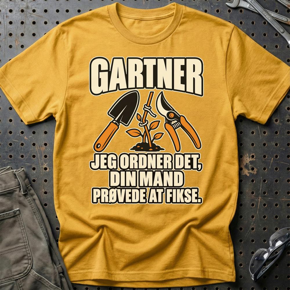 
Produktbillede af Gartner – Jeg Ordner Det, Din Mand Prøvede At Fikse T-Shirt