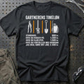 Gartnerens Timeløn T-Shirt-Beklædning-Garage Culture-Sort-S-Garage Culture Shop- garage - man cave - merchandise
