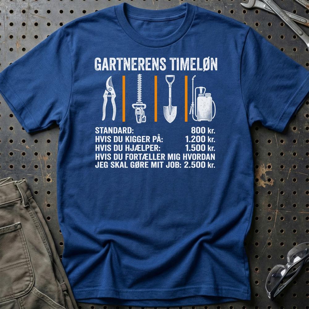 
Produktbillede af Gartnerens Timeløn T-Shirt