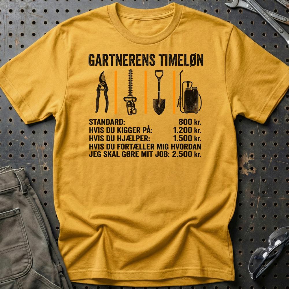 
Produktbillede af Gartnerens Timeløn T-Shirt