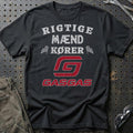 Gasgas Rigtige Mænd Kører T-Shirt-Beklædning-Gasgas-Sort-S-Garage Culture Shop- garage - man cave - merchandise