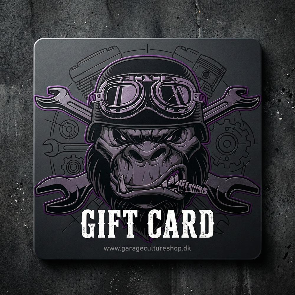 Gavekort - Gift Card – Garage Culture Shop-Garage Culture Shop-Garage Culture Shop- garage - man cave - merchandise
