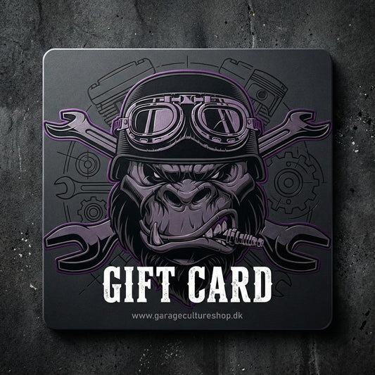 Gavekort - Gift Card – Garage Culture Shop-Garage Culture Shop-Garage Culture Shop- garage - man cave - merchandise