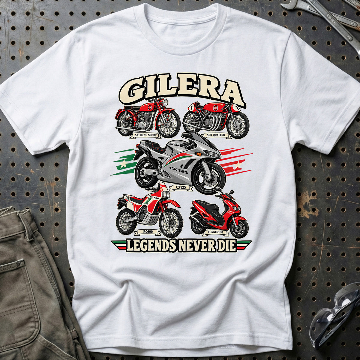 
Produktbillede af Gilera Legends Never Die T-Shirt