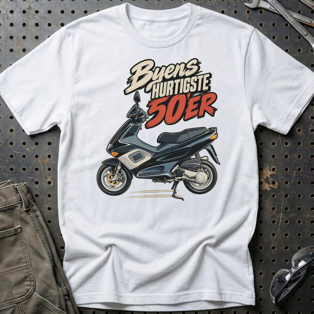 
Produktbillede af Gilera Runner 50 – Byens Hurtigste 50’er T-Shirt