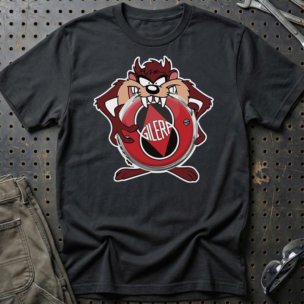 Gilera TAZ T-Shirt-Beklædning-Gilera-Sort-S-Garage Culture Shop- garage - man cave - merchandise
